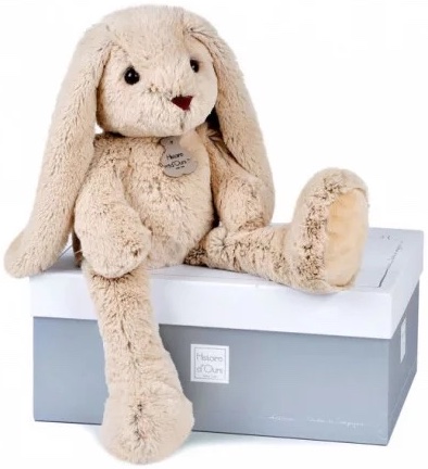 Peluche lapin beige 50 cm Histoire d'ours